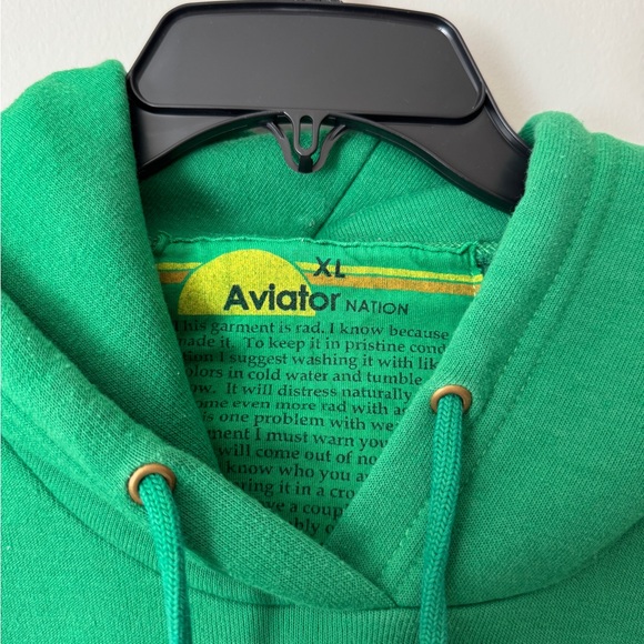 Aviator Nation Vibrant Green Hoodie - Picture 2 of 2